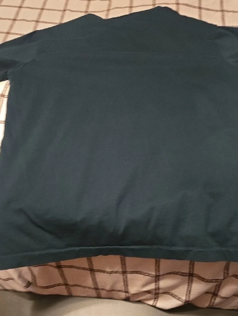 Polo by Ralph Lauren Dark Green Tee with Striped Polo Player Logo